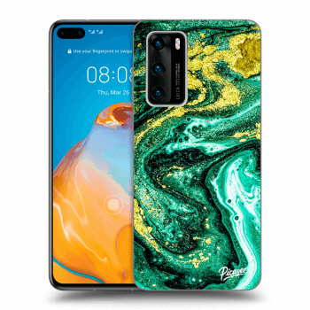 Maskica za Huawei P40 - Green Gold