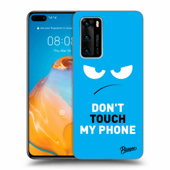 Maskica za Huawei P40 - Angry Eyes - Blue