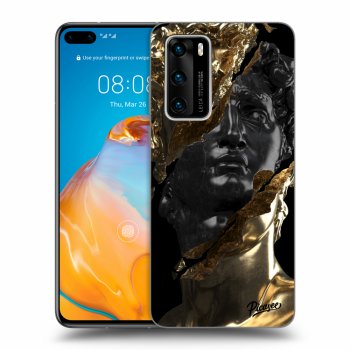 Maskica za Huawei P40 - Gold - Black