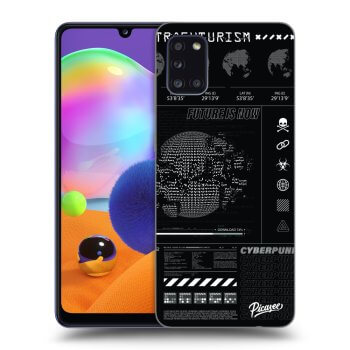 Picasee crna silikonska maskica za Samsung Galaxy A31 A315F - FUTURE