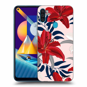 Maskica za Samsung Galaxy M11 - Red Lily