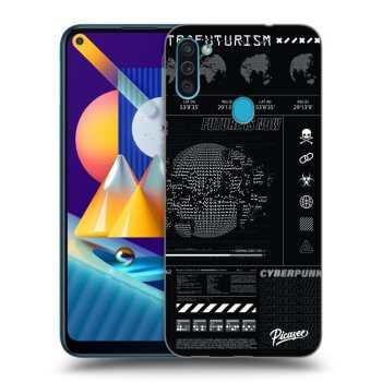 Picasee crna silikonska maskica za Samsung Galaxy M11 - FUTURE
