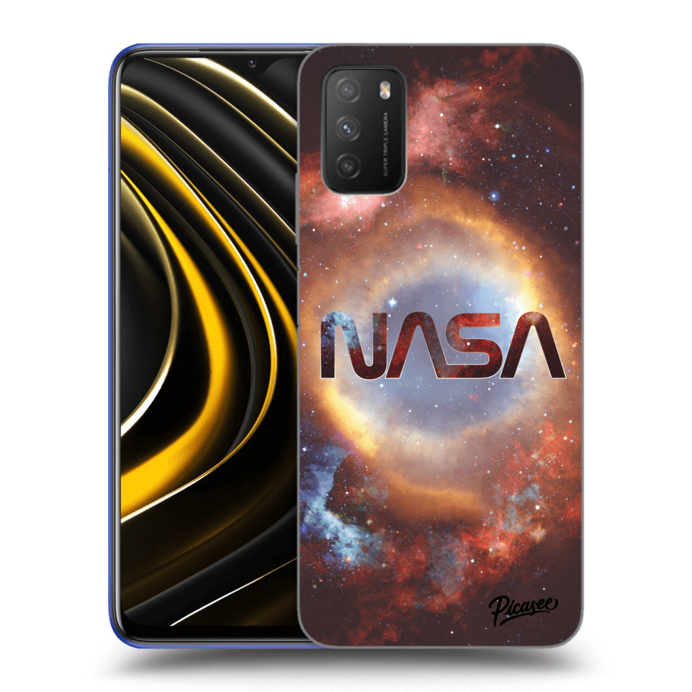 Picasee silikonska prozirna maskica za Xiaomi Poco M3 - Nebula