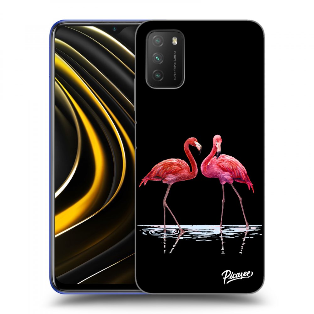 Picasee ULTIMATE CASE za Xiaomi Poco M3 - Flamingos couple