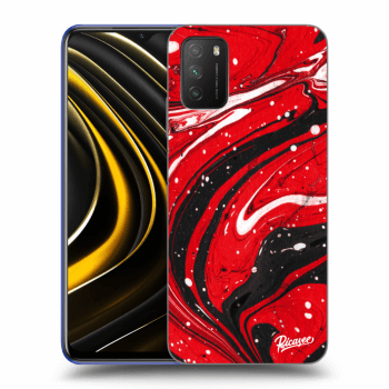 Maskica za Xiaomi Poco M3 - Red black