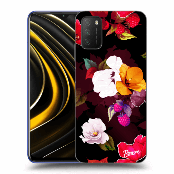 Maskica za Xiaomi Poco M3 - Flowers and Berries