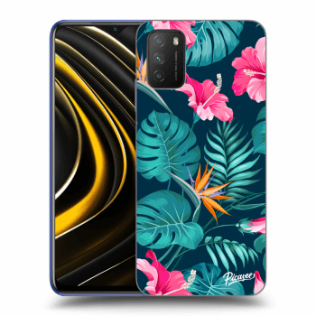 Maskica za Xiaomi Poco M3 - Pink Monstera