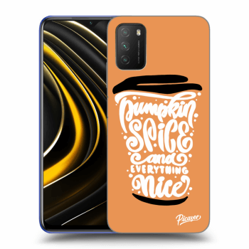 Maskica za Xiaomi Poco M3 - Pumpkin coffee