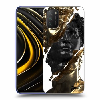 Maskica za Xiaomi Poco M3 - Gold - Black