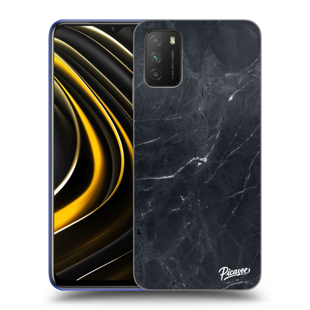 Picasee ULTIMATE CASE za Xiaomi Poco M3 - Black marble