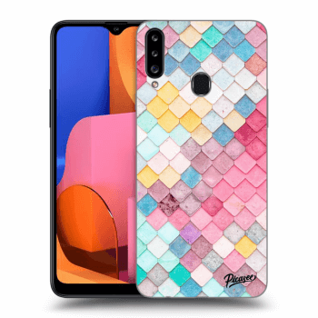 Maskica za Samsung Galaxy A20s - Colorful roof