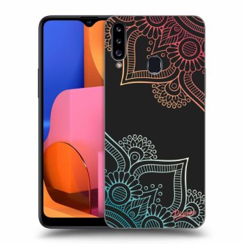 Maskica za Samsung Galaxy A20s - Flowers pattern