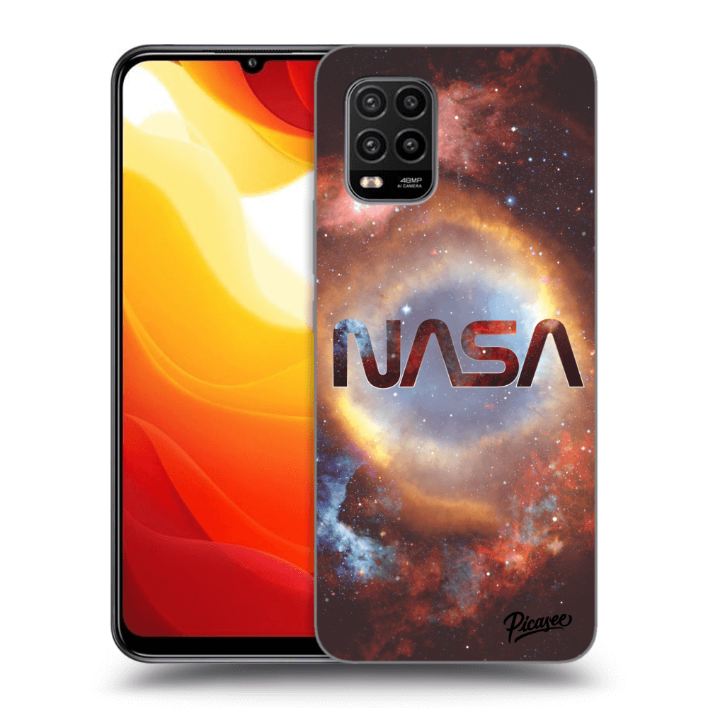 Picasee crna silikonska maskica za Xiaomi Mi 10 Lite - Nebula