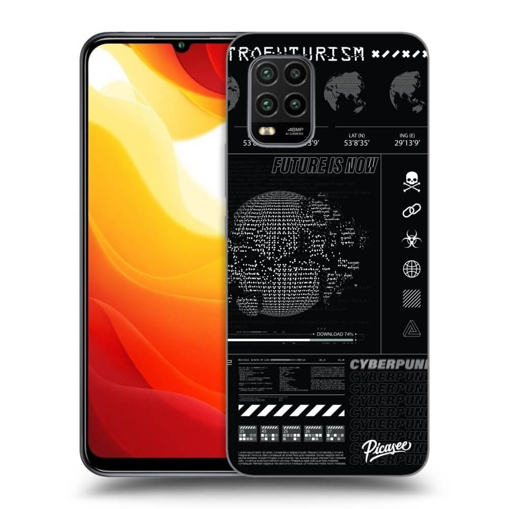 Picasee crna silikonska maskica za Xiaomi Mi 10 Lite - FUTURE