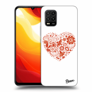 Picasee crna silikonska maskica za Xiaomi Mi 10 Lite - Big heart