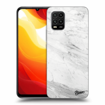 Picasee silikonska prozirna maskica za Xiaomi Mi 10 Lite - White marble