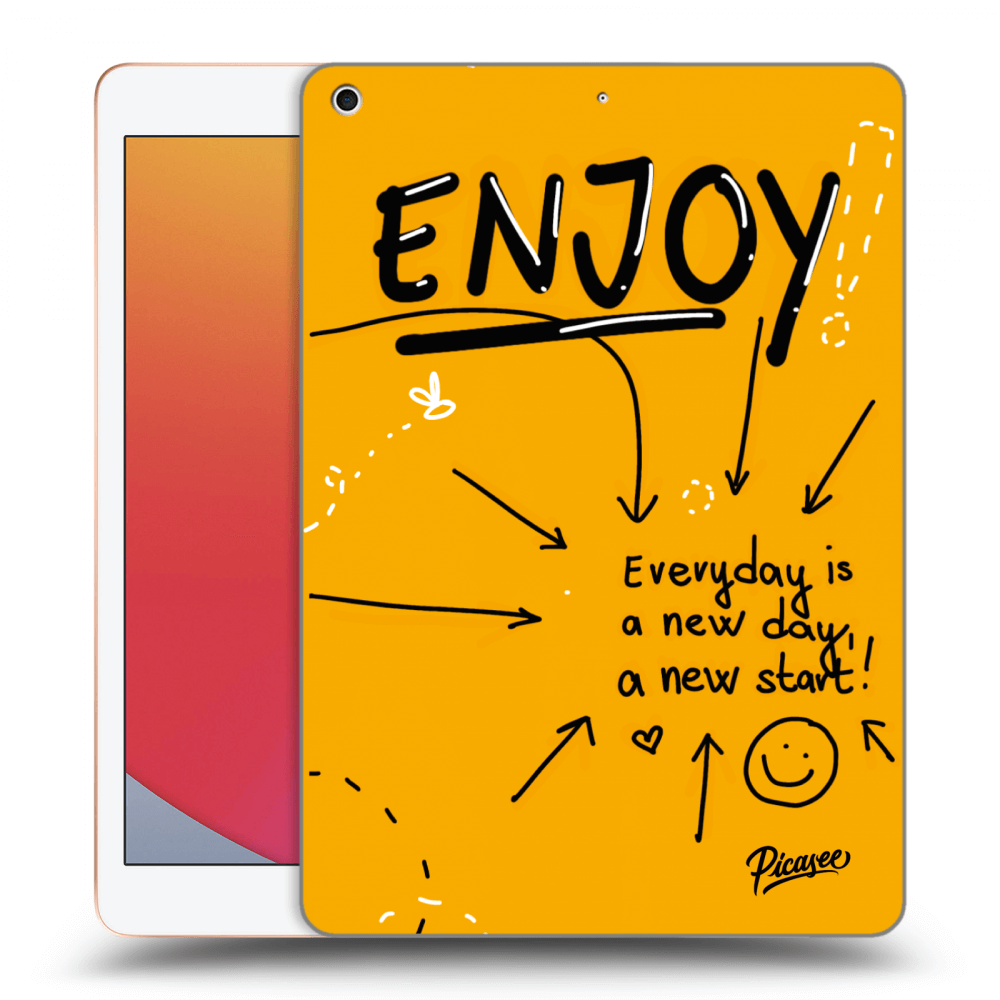 Picasee silikonska prozirna maskica za Apple iPad 10.2" 2020 (8. gen) - Enjoy