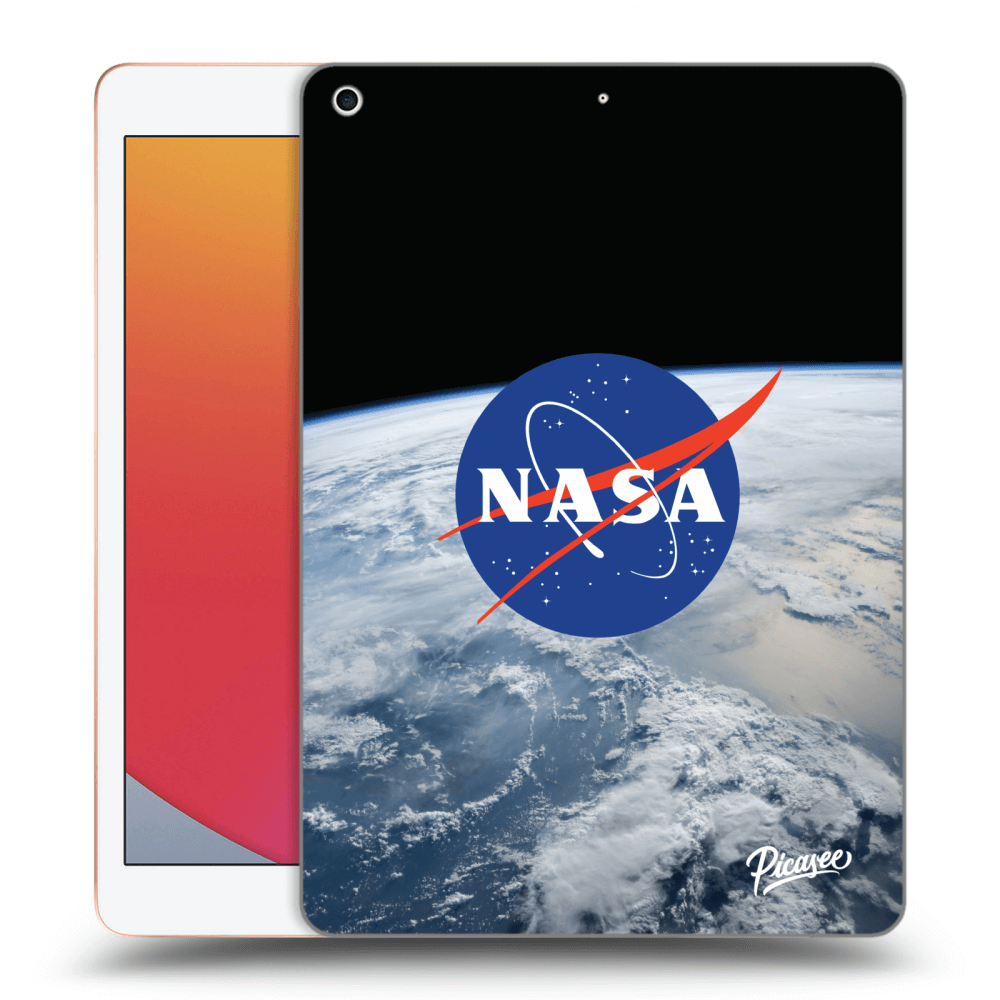 Picasee crna silikonska maskica za Apple iPad 10.2" 2020 (8. gen) - Nasa Earth