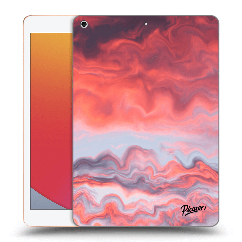 Picasee crna silikonska maskica za Apple iPad 10.2" 2020 (8. gen) - Sunset