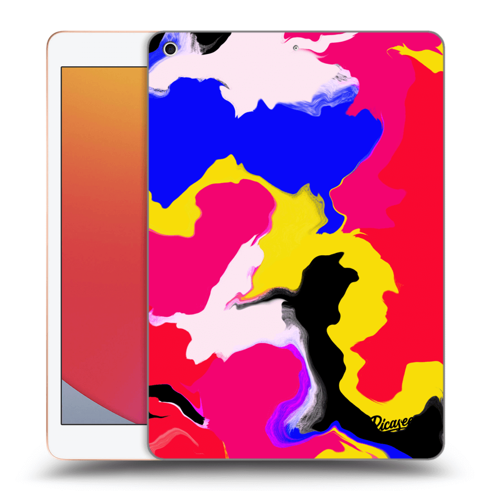 Picasee silikonska prozirna maskica za Apple iPad 10.2" 2020 (8. gen) - Watercolor