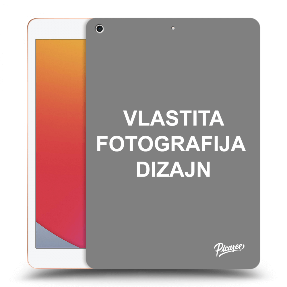 Picasee silikonska prozirna maskica za Apple iPad 10.2" 2020 (8. gen) - Vlastiti foto dizajn