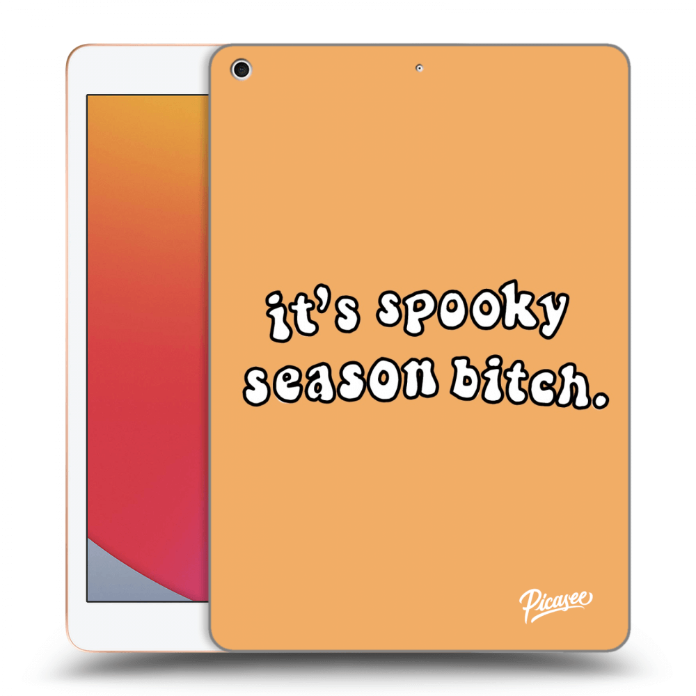 Picasee silikonska prozirna maskica za Apple iPad 10.2" 2020 (8. gen) - Spooky season