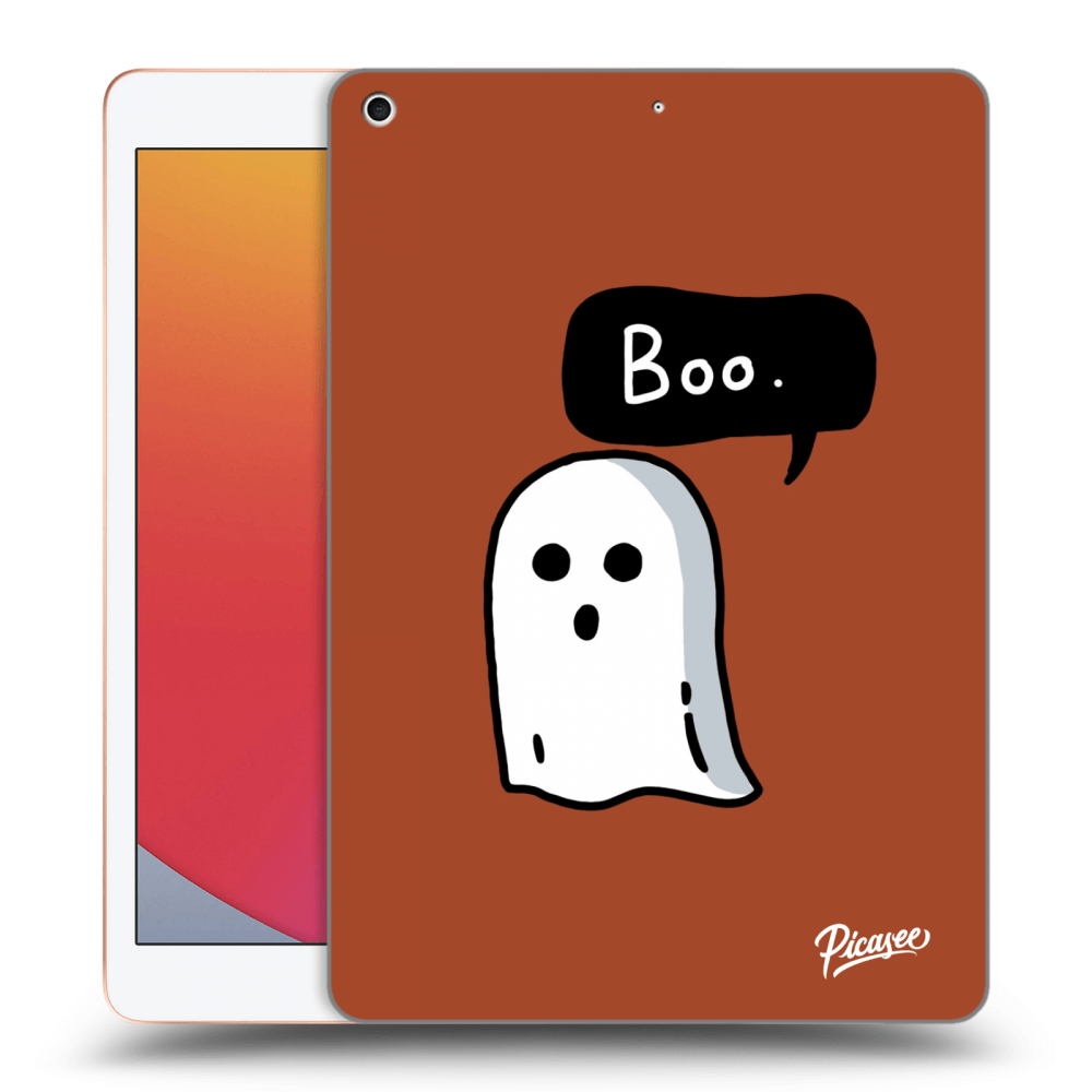 Picasee crna silikonska maskica za Apple iPad 10.2" 2020 (8. gen) - Boo