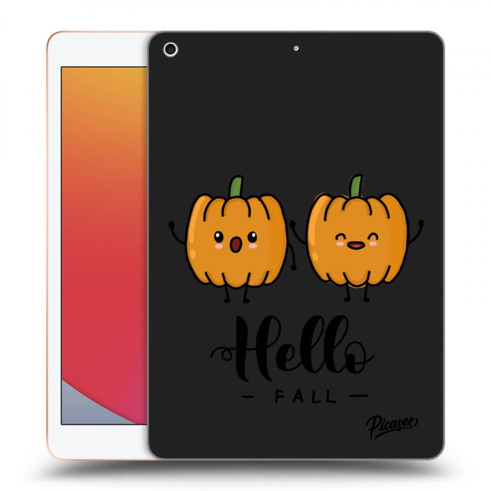 Picasee crna silikonska maskica za Apple iPad 10.2" 2020 (8. gen) - Hallo Fall