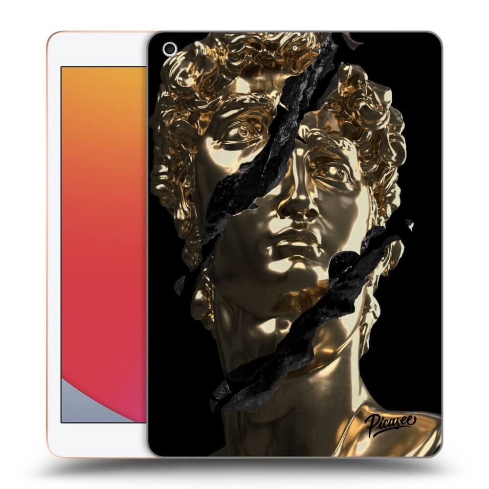 Picasee crna silikonska maskica za Apple iPad 10.2" 2020 (8. gen) - Golder