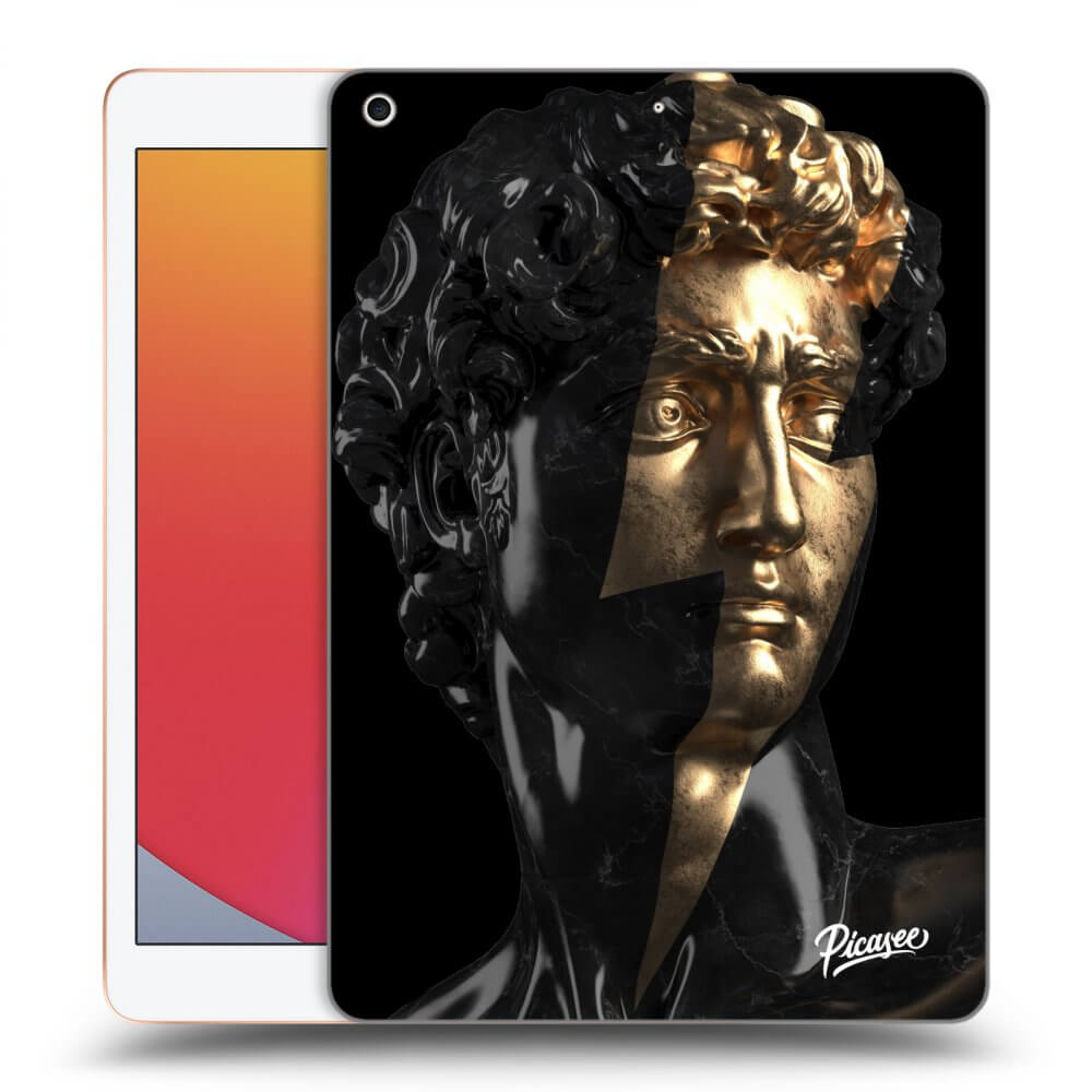 Picasee crna silikonska maskica za Apple iPad 10.2" 2020 (8. gen) - Wildfire - Black