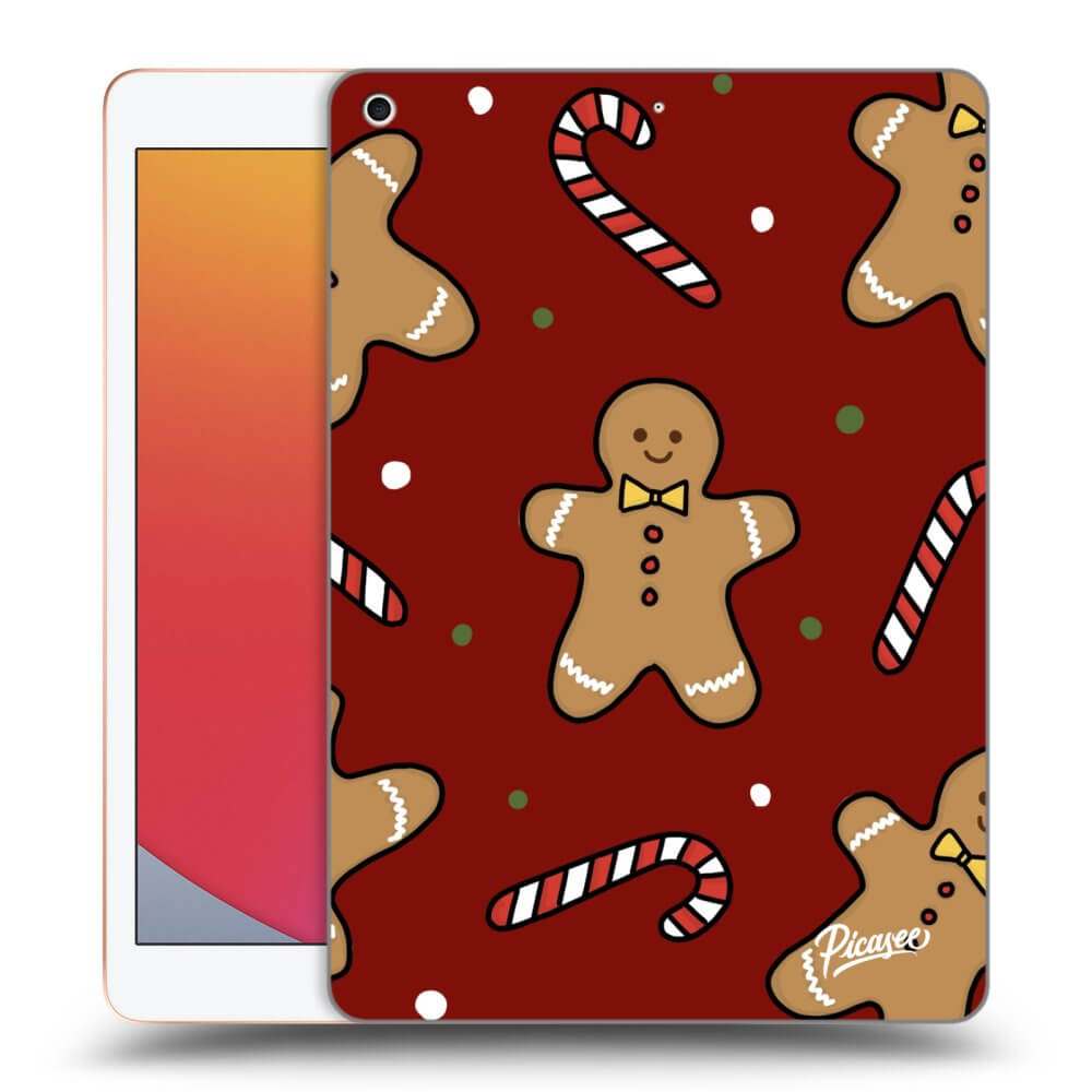 Picasee crna silikonska maskica za Apple iPad 10.2" 2020 (8. gen) - Gingerbread 2