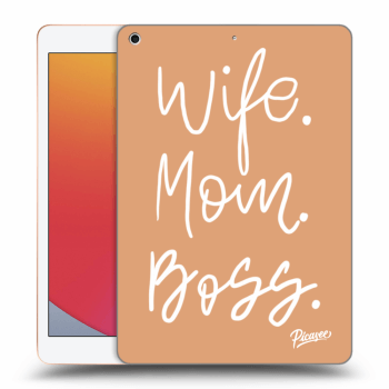 Picasee silikonska prozirna maskica za Apple iPad 10.2" 2020 (8. gen) - Boss Mama