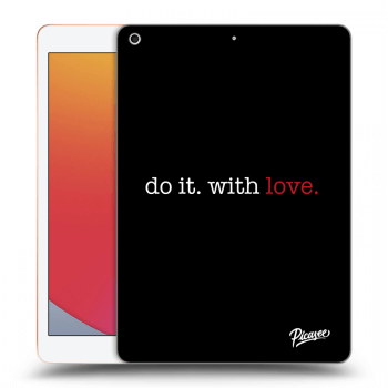 Picasee crna silikonska maskica za Apple iPad 10.2" 2020 (8. gen) - Do it. With love.