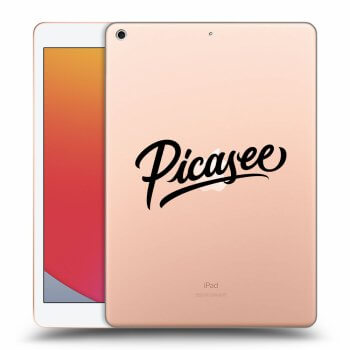 Picasee silikonska prozirna maskica za Apple iPad 10.2" 2020 (8. gen) - Picasee - black