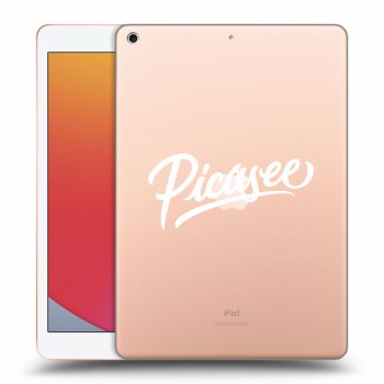 Picasee silikonska prozirna maskica za Apple iPad 10.2" 2020 (8. gen) - Picasee - White