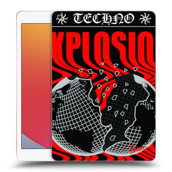 Picasee crna silikonska maskica za Apple iPad 10.2" 2020 (8. gen) - EXPLOSION