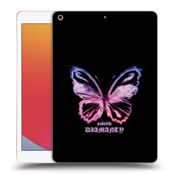 Picasee crna silikonska maskica za Apple iPad 10.2" 2020 (8. gen) - Diamanty Purple
