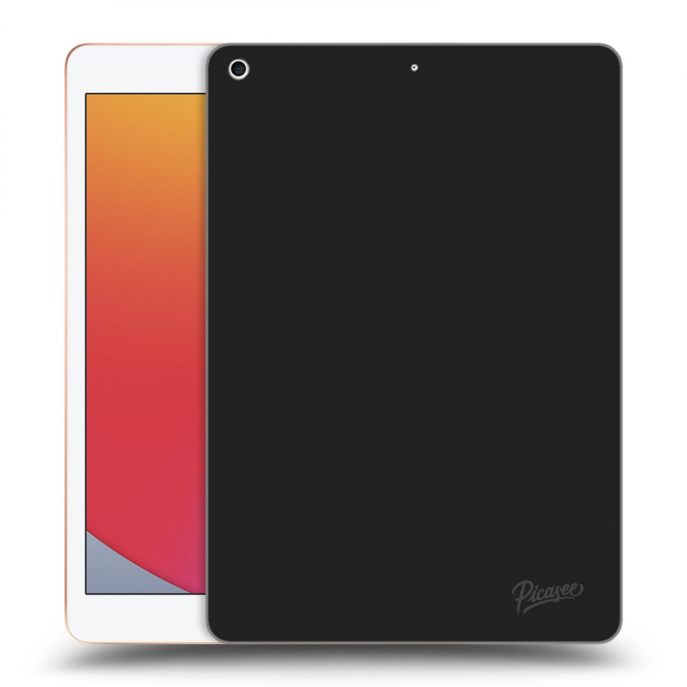 Picasee crna silikonska maskica za Apple iPad 10.2" 2020 (8. gen) - Clear