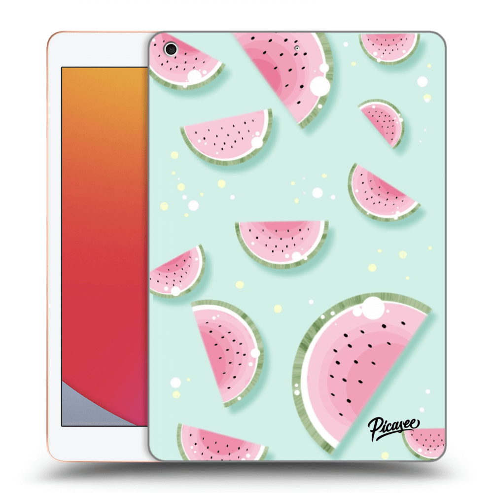 Picasee crna silikonska maskica za Apple iPad 10.2" 2020 (8. gen) - Watermelon 2