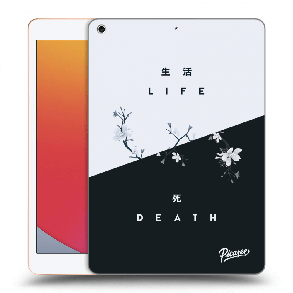 Picasee crna silikonska maskica za Apple iPad 10.2" 2020 (8. gen) - Life - Death