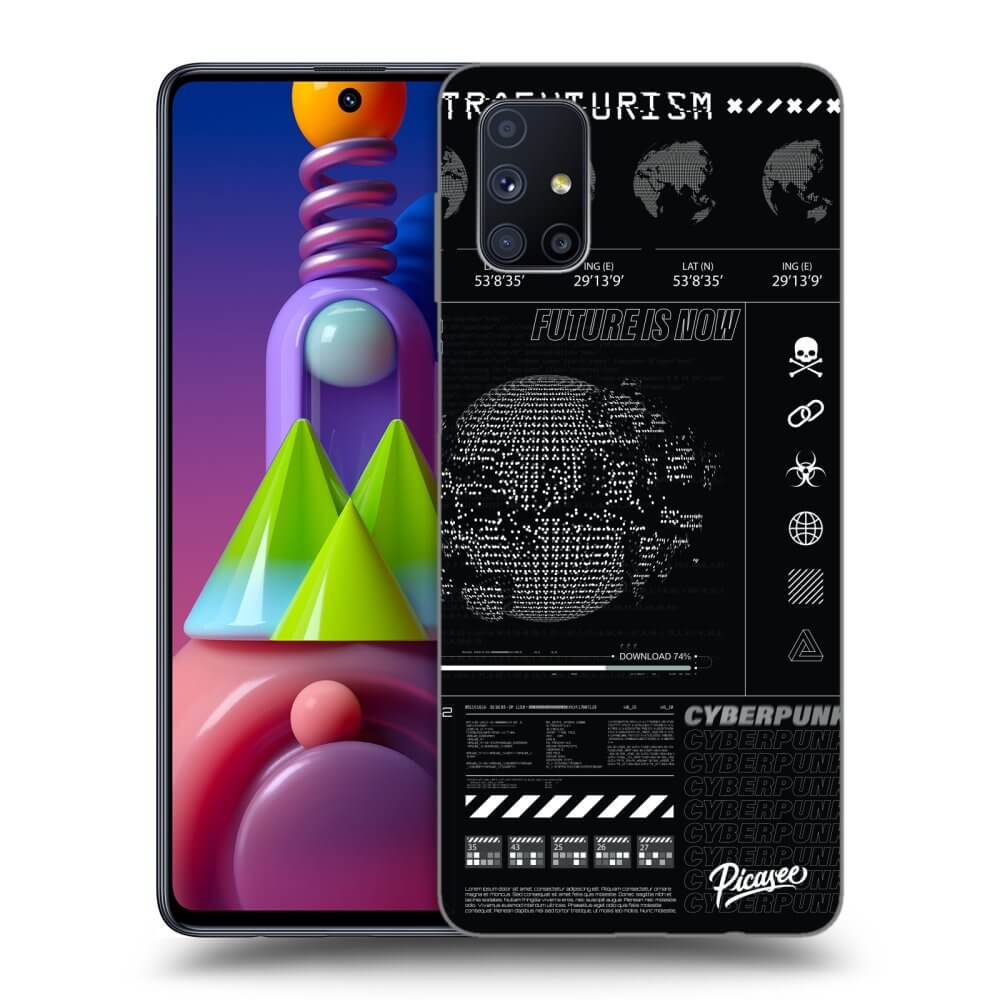 Picasee crna silikonska maskica za Samsung Galaxy M51 M515F - FUTURE