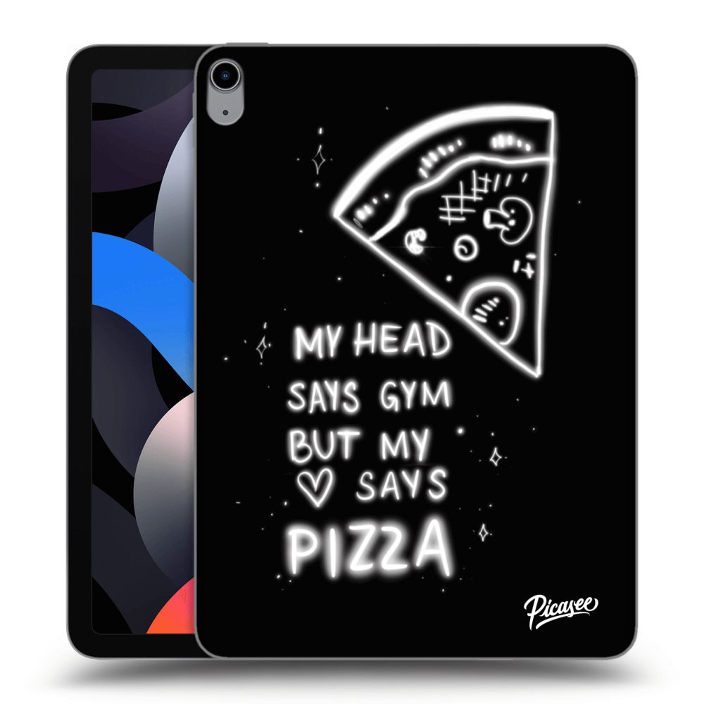 Picasee silikonska prozirna maskica za Apple iPad Air 4 10.9" 2020 - Pizza