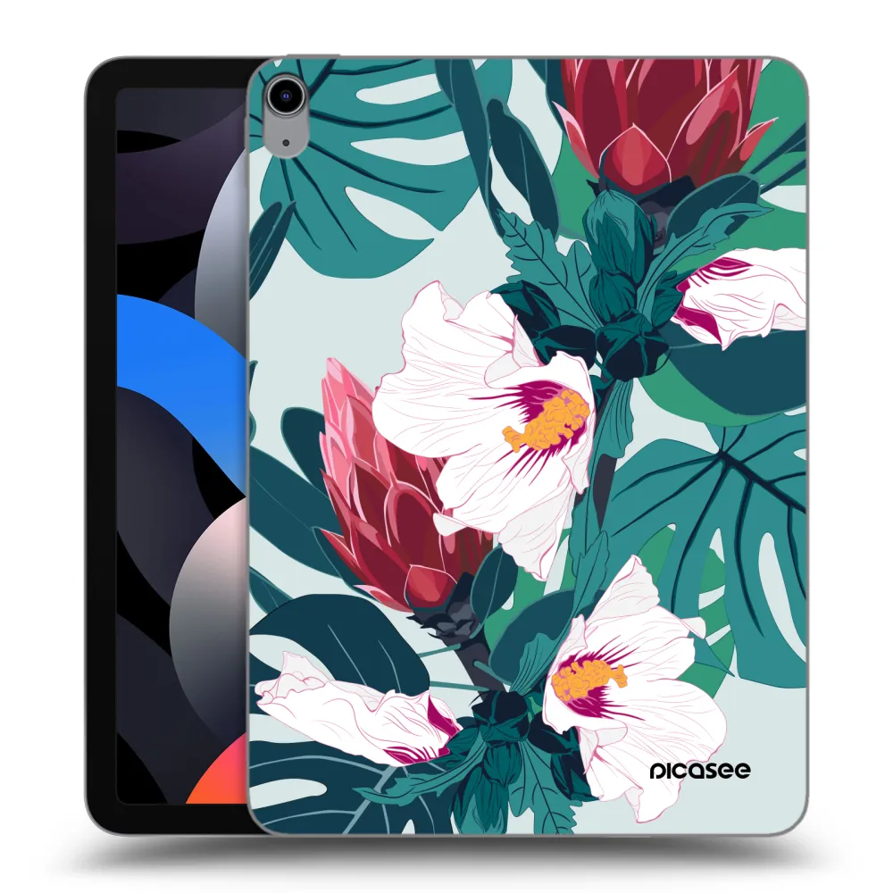 Picasee silikonska prozirna maskica za Apple iPad Air 4 10.9" 2020 - Rhododendron