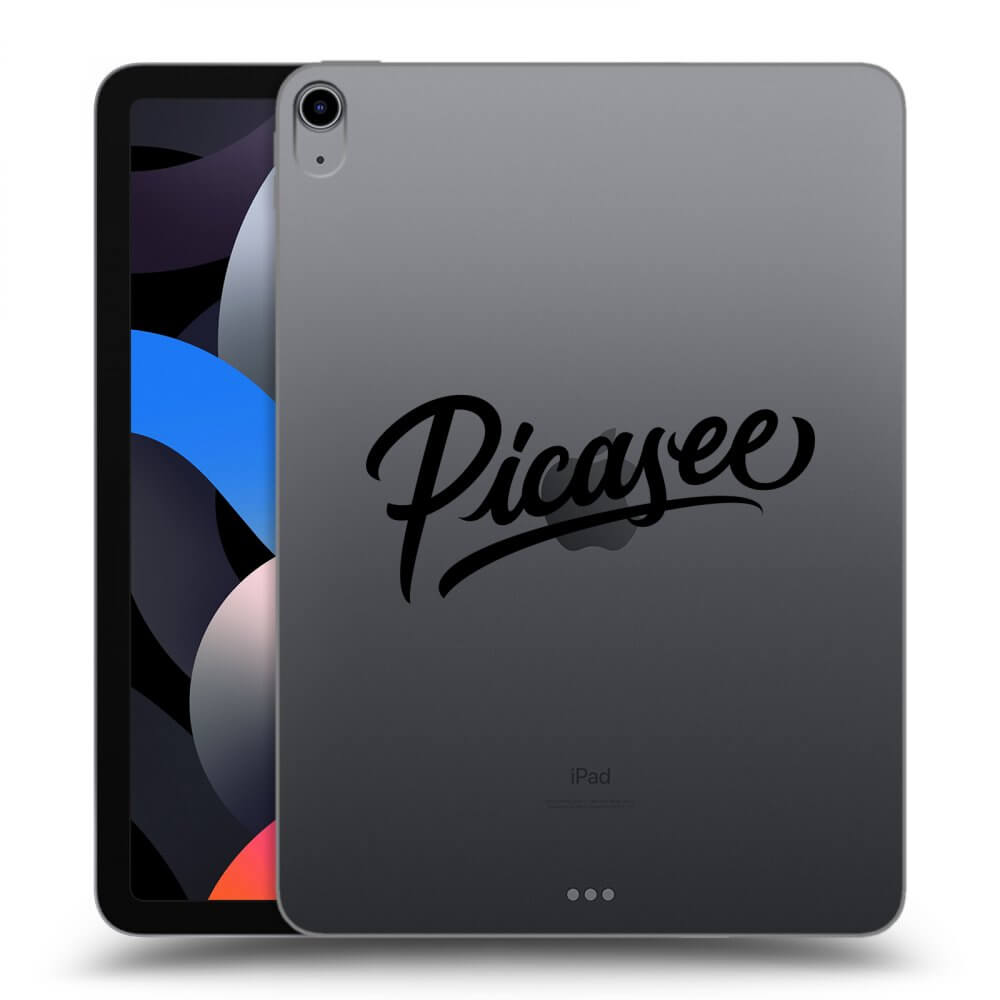 Picasee silikonska prozirna maskica za Apple iPad Air 4 10.9" 2020 - Picasee - old logo - black