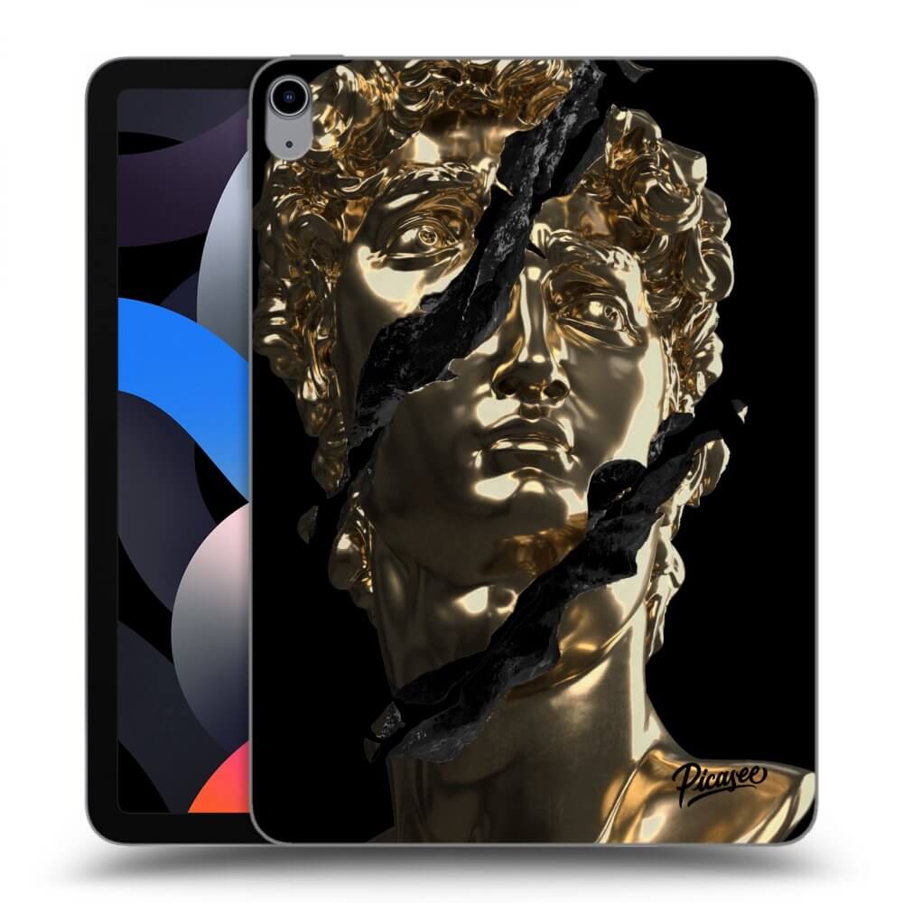 Picasee crna silikonska maskica za Apple iPad Air 4 10.9" 2020 - Golder