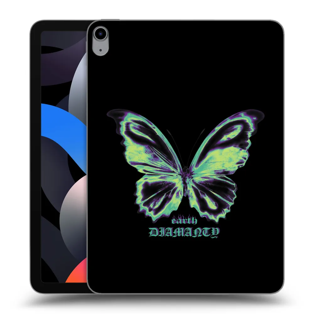 Picasee silikonska prozirna maskica za Apple iPad Air 4 10.9" 2020 - Diamanty Blue