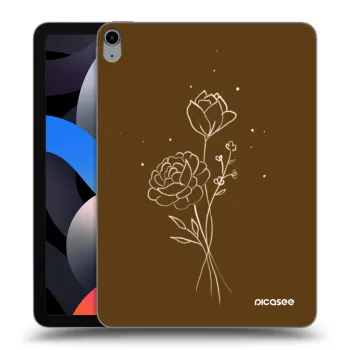Maskica za Apple iPad Air 4 10.9" 2020 - Brown flowers