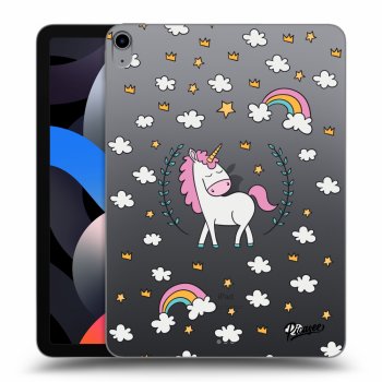 Picasee silikonska prozirna maskica za Apple iPad Air 4 10.9" 2020 - Unicorn star heaven