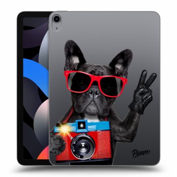 Picasee silikonska prozirna maskica za Apple iPad Air 4 10.9" 2020 - French Bulldog