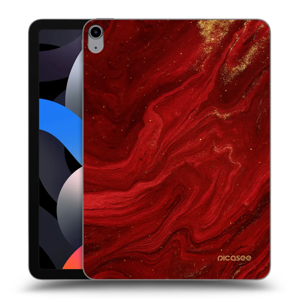 Picasee silikonska prozirna maskica za Apple iPad Air 4 10.9" 2020 - Red